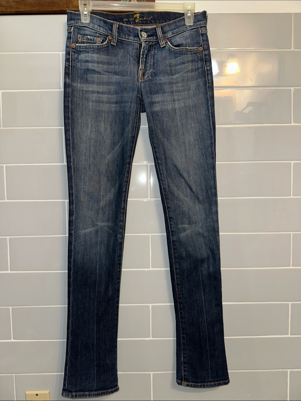 7 For All Mankind Straight Leg Roxy Jeans